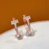 Venda Direta da Fábrica Cao Shi Brincos Femininos Micro-Incustados com Zircônia Joias para Combinação Diária Nicho Elegante Exquisite