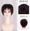 Peluca Nueva Lista para Usar para Mujeres con Cabello Corto, Cobertura Completa para Señoras de Mediana Edad y Mayores, Cabello Corto de Seda de Alta Temperatura Natural al por Mayor