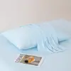 Funda de almohada de nailon refrescante modelo nuevo de verano, funda de almohada individual especial de verano de seda de hielo color macarrón 48*74 funda de seda de hielo