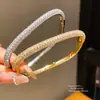 Pulseira de Corrente de Mão Quadrada com Zircônia Banhada a Ouro Real 18k Europeia Retro Simples Moderna Joia de Mão de Luxo Leve Acabamento de Alta Qualidade para Mulheres