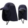 Sombrero de Protección Solar para Hombres y Mujeres en Verano Protección UV Secado Rápido Transpirable Gorra de Béisbol Cubre Rostro Completo para Exteriores Sombrero de Sol para Playa
