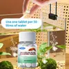 Tabletas Purificadoras de Agua para Acuario KineShineX aclaran y purifican la calidad del agua, eliminan olores y olores a pescado, y purifican el agua en acuarios y estanques de peces