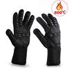 Los Guantes para Barbacoa Son Retardantes de Llama, Antideslizantes, Resistentes al Corte y Resistentes a Altas Temperaturas de 300-800 Grados, Aislantes del Calor, Resistentes al Fuego, Aptos para Horno y Antiescaldaduras