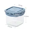 Bainabang primero con cuchara con tapa tarro para condimentos caja de condimentos de cocina sal glutamato monosódico condimento azúcar blanco azúcar moreno tarro sellado