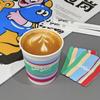 Copo de Café Descartável com Tampa, Copo Especial Espesso de Camada Dupla para Bebidas Quentes, Copo de Papel para Café com Logo Personalizado