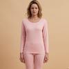 Roupa Térmica Masculina e Feminina Gola Redonda Veludo Sintético Superfície AB Isolamento Térmico Lixado Terno Casal Slim Fit Base Outono Roupas e Calças