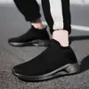 Zapatos Casuales Slip-On Nuevos de Primavera y Verano para Parejas, Zapatos Deportivos Lazy de Malla, Zapatos Simples de Moda de Suela Gruesa