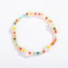 Pulsera tejida de flores con cuentas Kenjie para mujer, estilo fresco japonés y coreano para estudiantes, pulsera tejida de flores, esencial para fotografía de viajes