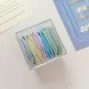 50 Cajas de Cuerdas de Colores Brillantes de Alta Elasticidad y Gomas para el Cabello para Mujeres, Diademas Sencillas, Accesorios para el Cabello y Diademas de Goma Arcoíris
