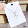 Oferta Especial Collar para Mujer Estilo Filtrado Circonita Microincrustada Collar para Mujer Joyería Suministro de Puesto Callejero Colgante Exquisito Gema