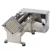 Cortador Elétrico de Batata Frita em Aço Inoxidável, Fatiador de Batata Doméstico para Cozinha, Máquina Multifuncional Comercial para Cortar Frutas e Vegetais
