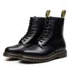 Botas Martin de cano alto 1460 estilo britânico para mulheres, botas curtas para casais, botas de couro genuíno para homens e mulheres, bico redondo, sapatos modernos para ferramentas de motocicleta
