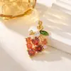 Colgante Transfronterizo Europeo y Americano Exquisito Fruta Uva Collar Pulsera Accesorios de Moda Lujoso Diseño Accesorios de Nicho para Mujeres
