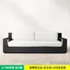 Juego de Sofá de Exterior de Alta Gama para Jardín de Villa, Patio, Hotel, Piscina, Juego de Sofá de Aleación de Aluminio Impermeable y Resistente al Sol