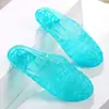 Nuevas Chanclas de Verano con Agujeros de Cristal Baotou Sandalias de Plástico Hogar Doméstico Desodorantes Antideslizantes Huecas Perezosas Baño