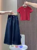 Conjunto de Primavera y Verano para Niñas 2026 Nuevo Conjunto Elegante de Manga Corta para Niñas Mayores con Pantalones Rectos Conjunto de Dos Piezas Moderno