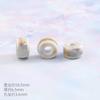 Jingdezhen DIY Acessórios Forno Troca Cerâmica Espaçador Contas Ping An Fivela Material Feito à Mão Contas Espalhadas Pulseira Acessórios Contas