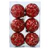 Amazon Transfronteiriça Nova Bola de Natal 6cm Formato Especial Pintada Plástico Galvanizado Conjunto de Bolas Caixa de PVC Decoração