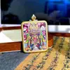 Hotong Nepal Tíbet Thangka Pintado a Mano Puro Zaki Ram Núcleo de Tarjeta 4*5