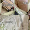 Nova Bolsa Ita Mochila Transparente Ensino Médio Grande Capacidade Mochila para Estudante Universitário Insígnia PU Bolsa Ita Mochila Feminina