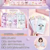 Falda de tul linda con pegatinas de dibujos animados de diamantes, pegatinas de gemas de cristal acrílico 3D para niños, falda de tul de princesa con pegatinas de lazo