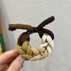 Cuerda para el cabello de lana de color otoño e invierno de estilo coreano, banda de goma elástica alta, anillo para el cabello, accesorios para el cabello de alta calidad para mujeres, cuerda para atar el cabello
