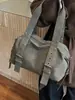 Bolsa tote transfronteriza de gran capacidad, estilo coreano, diseño de nicho, bolsa versátil para el hombro, moderna, simple, retro, adecuada para ir al trabajo, bolso de hombro, bolso cruzado