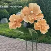Flores de Amapola Artificiales para Boda, Accesorios de Decoración para Escena de Boda, Exhibiciones de Flores Artificiales, Flores Artificiales Grandes