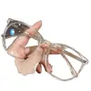 Gafas de Ciclismo de Gama Alta, A Prueba de Viento, A Prueba de Arena, Antivaho, Gafas Planas Protectoras Ultraligeras, Gafas de Estilo Coreano con Montura Grande para Adelgazar, Protección contra Luz Azul