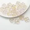 Muy Transparente y Colorido UV Lindo Hielo Transparente Flores DIY Hecho a Mano Accesorios de Joyería para Teléfono Móvil Cuentas Sueltas Multicolor