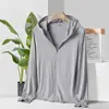 Roupas de Proteção Solar U+ Feminina Verão Proteção UV Sensação de Gelo Leve Respirável Roupa de Proteção Solar para Pele Jaqueta Masculina Atacado Exterior