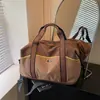 Bolsa de viagem feminina da moda de grande capacidade, bolsa esportiva e de fitness leve para levar na mão ou na transversal para viagens curtas