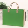 Bolsas de Fieltro Personalizadas al por Mayor, Bolsas Tote Simples de Color Sólido, Regalos Publicitarios Corporativos, Bolsas de Regalo, Bolsas Tote de Gran Capacidad