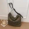 Bolso de Paja de Moda Transfronterizo Verano 2026 para Mujer, Bolso Tejido Versátil, Bolso Cruzado de Playa
