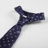 Punto de fábrica retro azul marino negro 8cm corbata formal de negocios para caballero versión coreana de todo partido Colegio Profesional