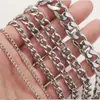 Suministro de Cadena Nk de Acero Inoxidable Martillado, Collar Cadena Nk de Acero Inoxidable, Pulsera Cubana para Hombre, Joyería de Collar