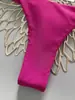 2026 Nuevo Bikini Sexy para Mujer Estilo Europeo y Americano Cuello Halter Dos Piezas Traje de Baño para Mujer Huludao