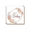 Nuevo Set de Fiesta Temática de Bautizo Rosa para Bebé, Fiesta de Cumpleaños de Bebé, Platos de Papel, Manteles, Vajilla, Suministros de Decoración