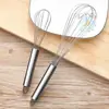 Batidor de Huevos de Acero Inoxidable Batidor Manual de Cocina Batidor Mezclador de Crema de Huevo Batidor Pequeño Mezclador de Huevos Mezclador Casero