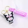 Llavero Kulomi Japonés y Coreano Dibujo Animado Pegamento Suave Colgante Pequeño Joyería Linda Venta al por Mayor Llavero Sanrio Pareja
