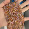 Piedra natural pequeña de azúcar de 2 mm y 2,5 mm, cubo facetado, cuentas sueltas, pequeñas cuentas de arroz, cubo de Rubik, accesorios de joyería