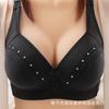 Sujetador para mujer talla grande fruncido para sostener la flacidez ropa interior para madres de mediana edad y mayores sujetador fino proveedor directo al por mayor