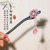 Hairpin Antigo Tassel Step Wooden Hairpin Imitação Ébano Headwear Disc Hair Han Roupas Acessórios Hair-pulled Roupas Antigas Cabelo Mulheres