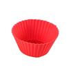Fornecimento Direto da Fábrica de Forminha de Muffin de Silicone, Reutilizável e Resistente à Temperatura, Moedor de Bolo, Forma Doméstica para Bolo de Arroz