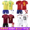 Venta al por mayor de fábrica Copa Europea Mundial Alemán Brasil Argentina Messi No. 10 Camiseta No. Conjunto de Uniforme de Fútbol 7 Ronaldo