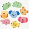 Esponja de Banho Desenho Animado de Animal, Esfoliante de Lama para Banho, Artigos de Banheiro, Lenço de Banho, Lenço Esponja para Limpeza de Cozinha e Lavar Louça