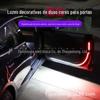 Cross-border novo carro porta streamer luz de advertência anti-colisão porta lateral varredura 1,2 metros LED aviso de abertura da porta de água
