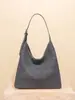 Bolso de Mano de Alto Nivel con Bloques de Color Mate para Mujer 2026 Nueva Moda Casual Bolso de Hombro de Gamuza de Nicho