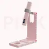 Lámpara de uñas para arte de uñas transfronteriza, secado rápido, conveniente, lámpara de uñas pequeña de mano con soporte, luz enfocada, lámpara de curado de uñas LCD