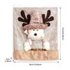 Decoraciones de Navidad, Fundas para Sillas con Sombreros, Fundas para Taburetes, Fundas para Sillas de Muñeca, Decoración para el Hogar Europea y Americana, Mini Bufandas de Navidad